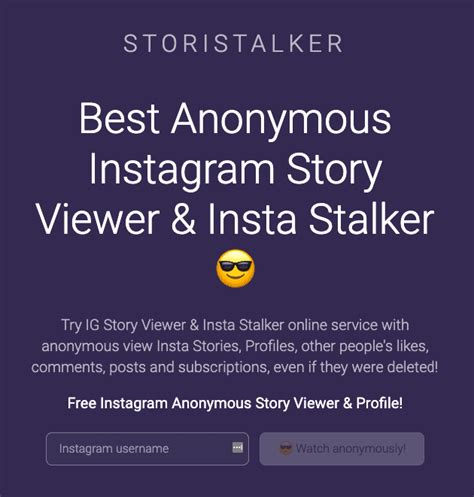 insta anonymous story|Instagram Anonymous Story Viewer